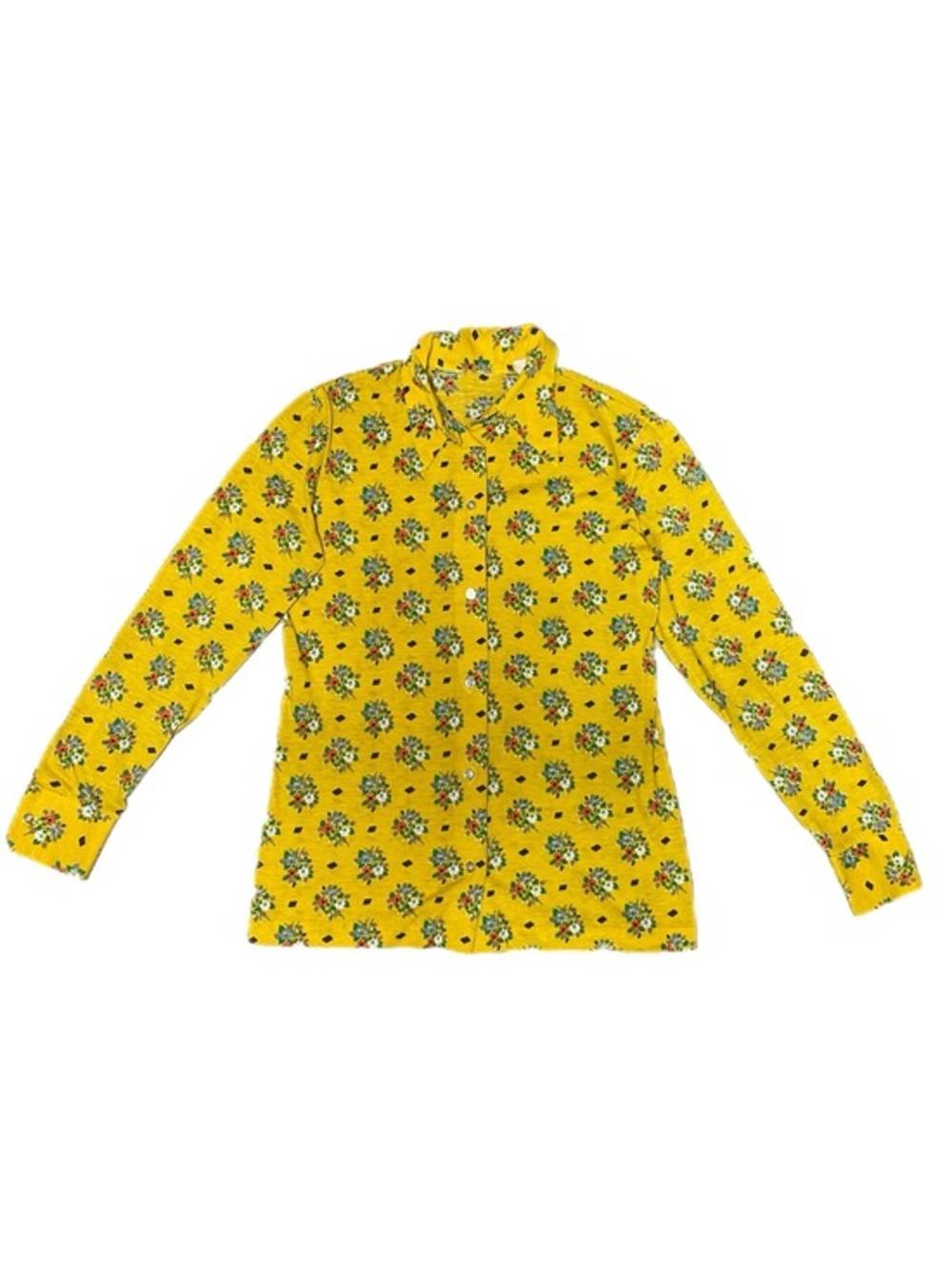 Vintage 1970s Button-Down Womens Shirt